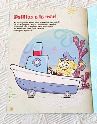 Cuaderno para aprender a dibujar a Bob Esponja