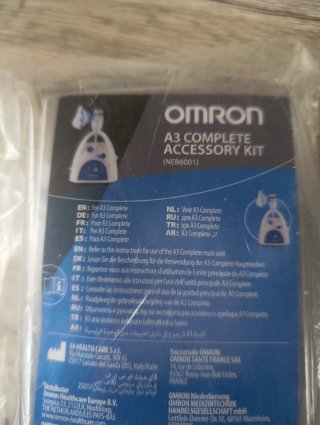 Kit Acessorios Nebulizador Omron A3