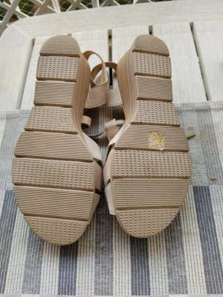 Sandalias Yameiji Beige Talla 37