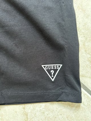 T-shirt Guess Uomo Nera Taglia L