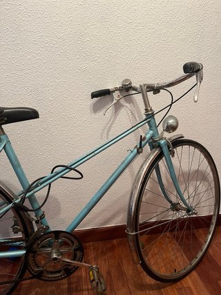 Bicicleta Paseo clásica azul