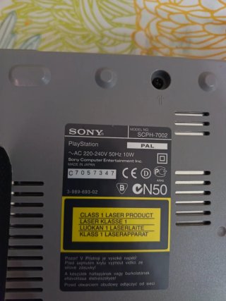 PlayStation 1 Sony Gris + Mando y Memory Card