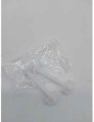 SOMATHERM FOR YOU - Solapa fijación WC con dos tornillos y dos tuercas de cabeza cuadrada - plast