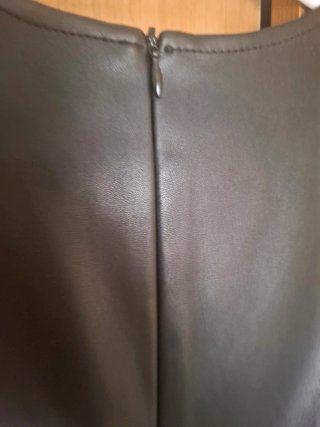 Vestido Sfera Negro Efecto Piel