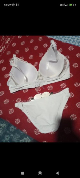 Completo intimo HANA bianco taglia XL