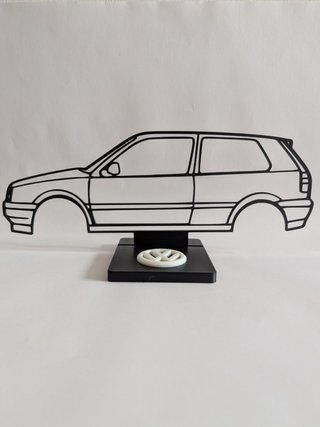 Diorama Golf MK3 Volkswagen