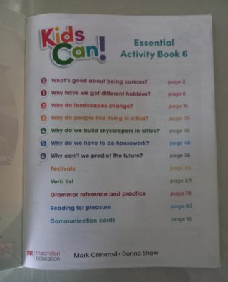 Kids Can Activity book 6