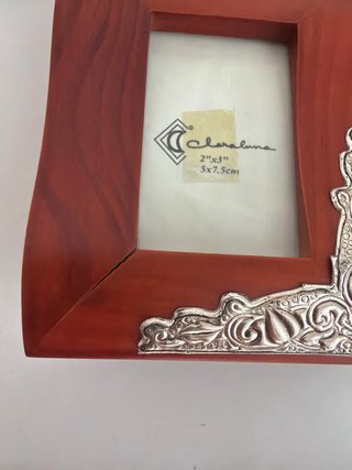 Cornice Legno e Argento