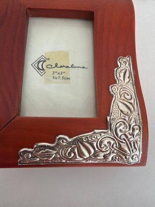 Cornice Legno e Argento