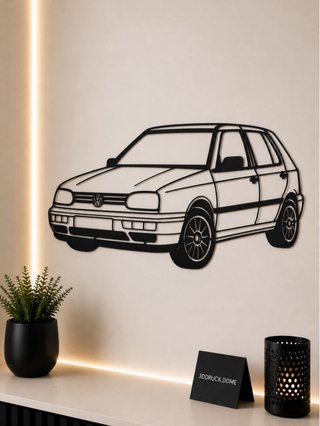 Diorama Coche Golf MK3