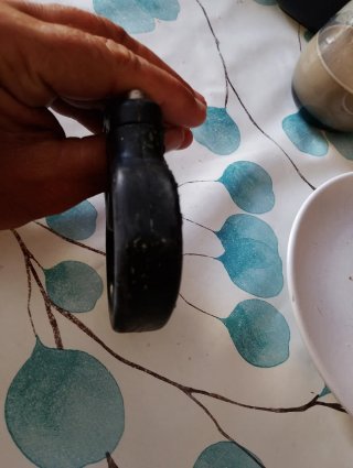Asa de agarre negra para buceo