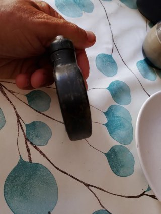 Asa de agarre negra para buceo