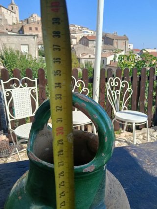 Coppia anfore antiche in ceramica, coppia brocche
