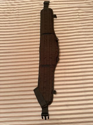 Cinturón Táctico MOLLE Acolchado Verde Talla M