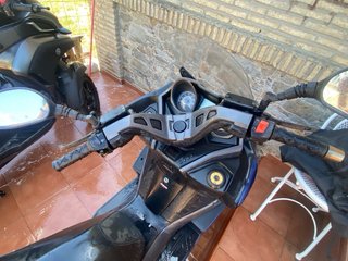 Maxi Scooter Azul y Gris