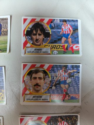 Cromos Fútbol Liga 88/89 Atlético de Madrid