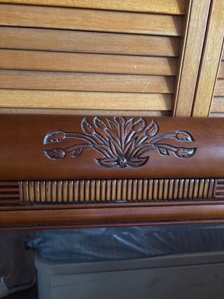 Espejo Madera Maciza Clásico Grande