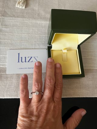 Anillo Solitario Oro 18k Diamante 0.50ct