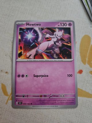 Carta Pokémon Mewtwo Base