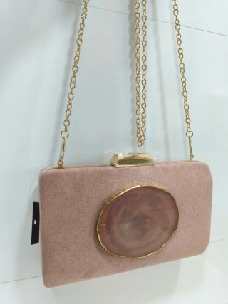 Bolso de mano Clutch con piedra