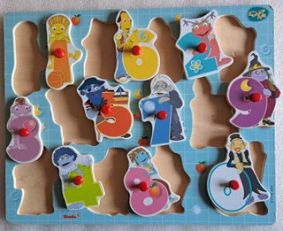 Puzzle infantil números 0,1,2,3,4,5,6,7,8,9