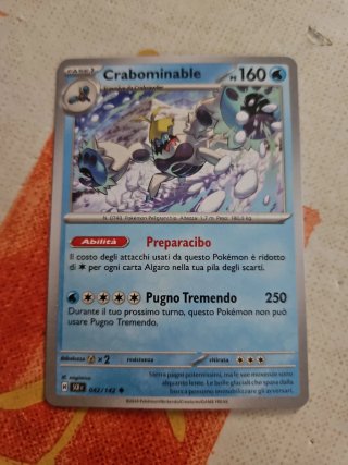 Carte Pokémon Crabominable 160 PS