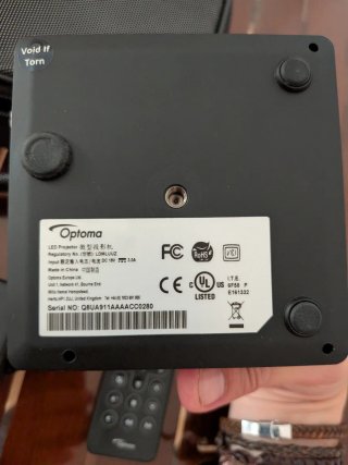Mini Proyector Optoma ML750 LED Negro