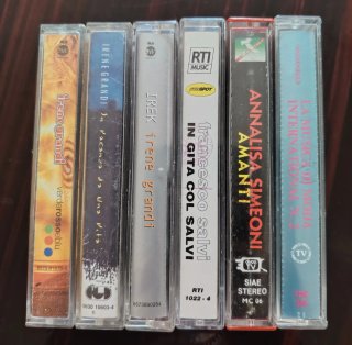 Lotto 6 Musicassette MC Italiane