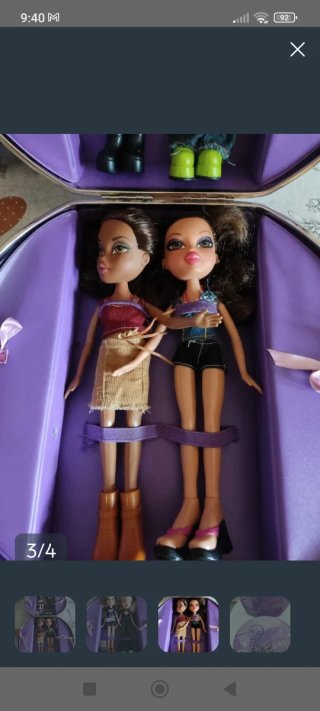 Maletín Bratz con 4 Muñecas