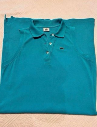 VESTIDO LACOSTE. ORIGINAL.Color  Turquesa Talla 40