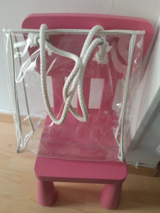 Bolso Calvin Klein Transparente Blanco