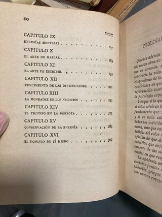 Libro antiguo de 1920 La Vida optimista