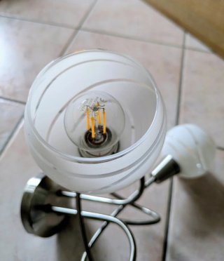 Lampada da Soffitto / Lampadario 3 Luci Globo
