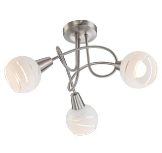 Lampada da Soffitto / Lampadario 3 Luci Globo