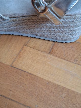 Sandalias Lady Glory Talla 39 Beige y Dorado