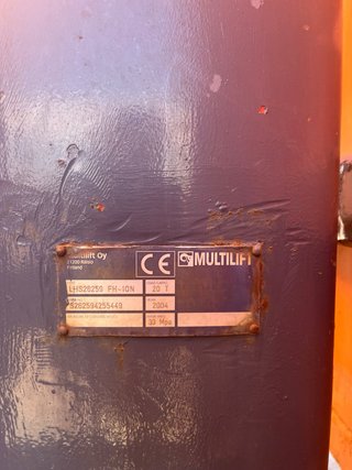 Camión Multilift MAN Naranja