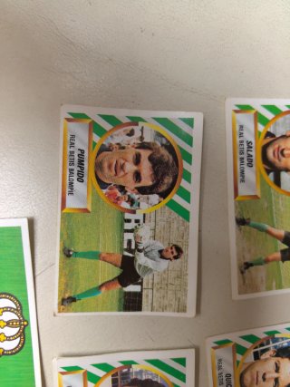 Cromos Real Betis Balompié Liga 88/89