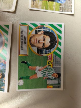 Cromos Real Betis Balompié Liga 88/89
