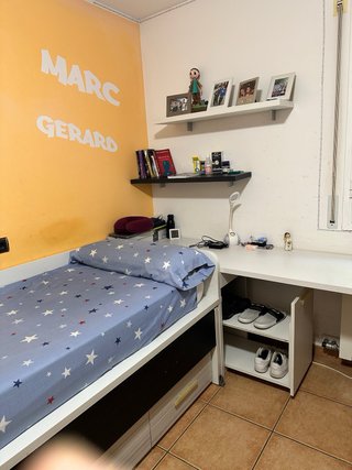 Armario modular blanco y negro, habitacion complet