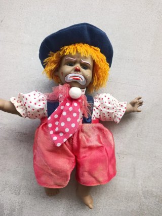 Muñecas payaso vintage
