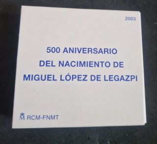 Moneda Plata 10 Euros 500 Aniversario Miguel 2003