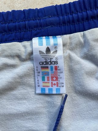 Bañador Adidas Vintage 80s Azul Talla M