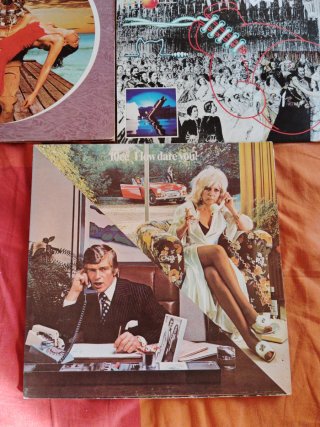 Lote 3 Vinilos LP 10cc Rock Pop internacional