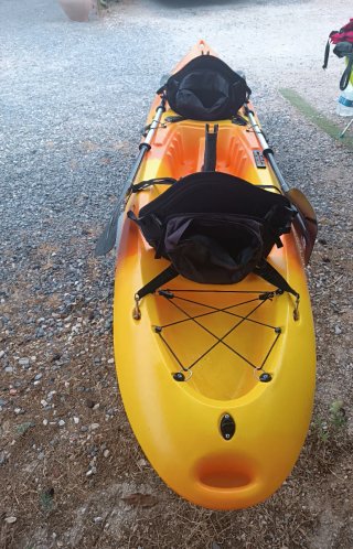 Kayak Doble Naranja/Amarillo