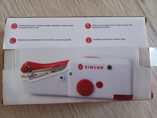 Máquina de coser Singer portátil manual