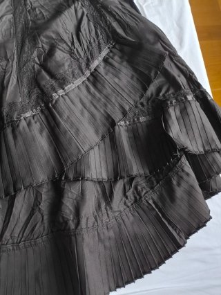 Falda larga negra Talla 42