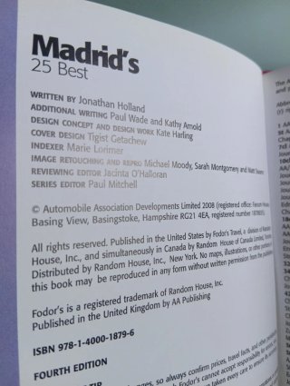 Fodor's Madrid's 25 Best