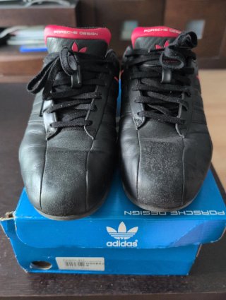 Zapatillas Adidas Porsche Design Negras Rojas