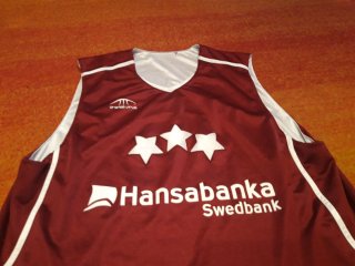 Camiseta Baloncesto Letonia Match Worn XL Reversib