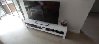 Conjunto mesas auxiliares Ikea blancas